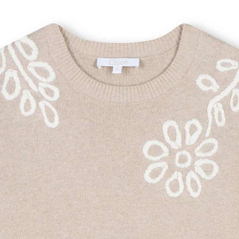 Robe en tricot brodée CHLOE 
                    FILLE