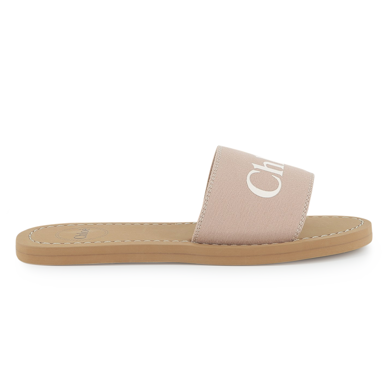 Claquettes en textile CHLOE 
                    FILLE