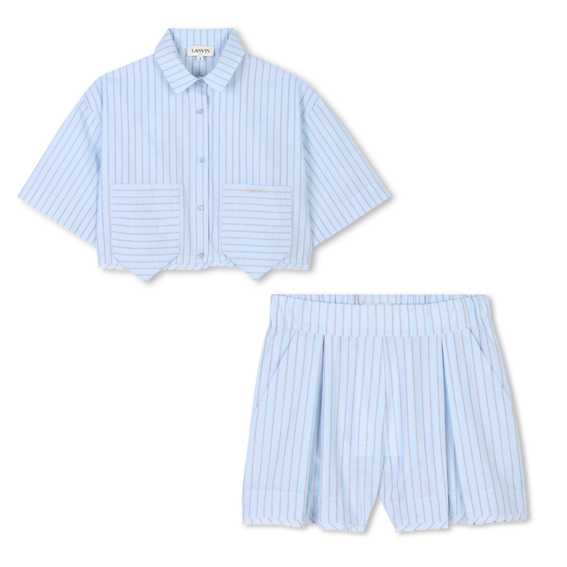 Ensemble chemise et short LANVIN 
                    FILLE