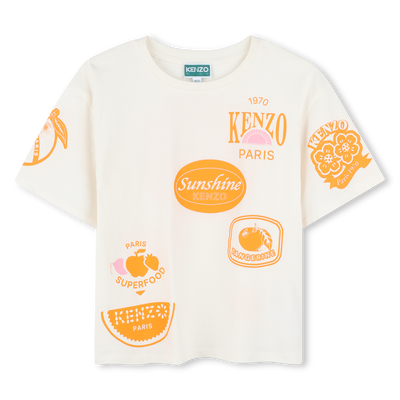 T-shirt &agrave; manches courtes KENZO KIDS FILLE