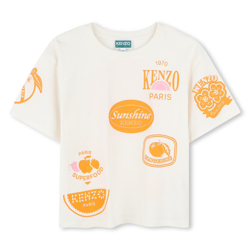T-shirt &agrave; manches courtes KENZO KIDS 
                        FILLE
