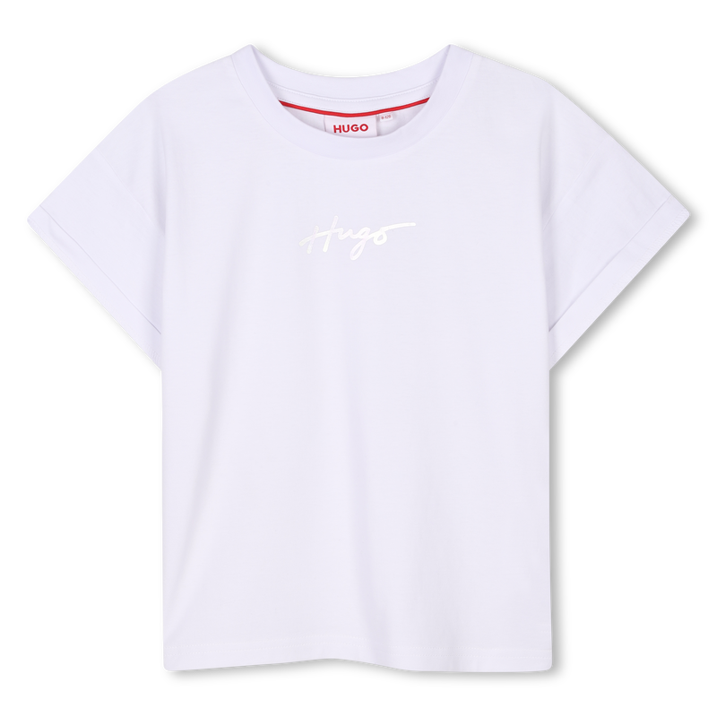T-shirt &agrave; manches courtes Hugo 
                        FILLE