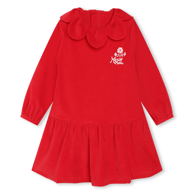 Robe doublée en velours KENZO KIDS 
                    FILLE