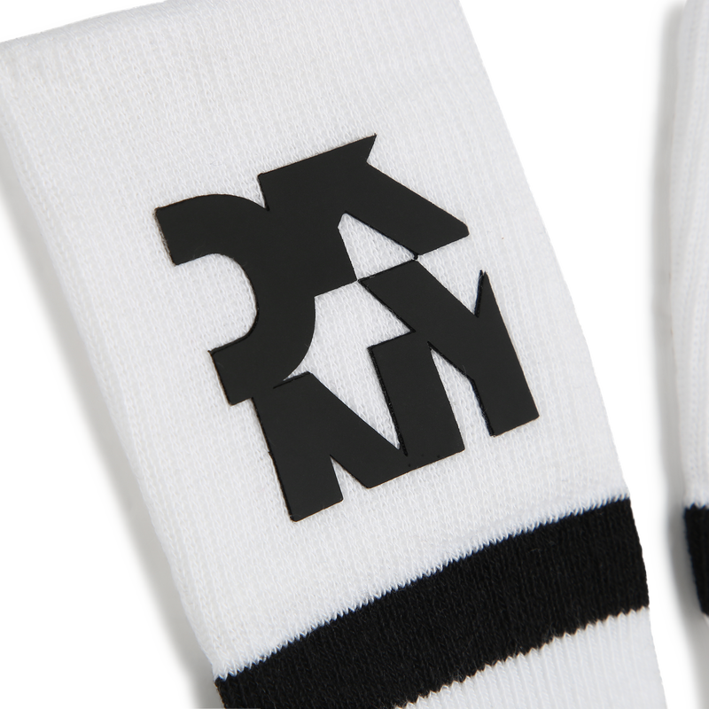 Chaussettes hautes en tricot DKNY 
                    UNISEXE