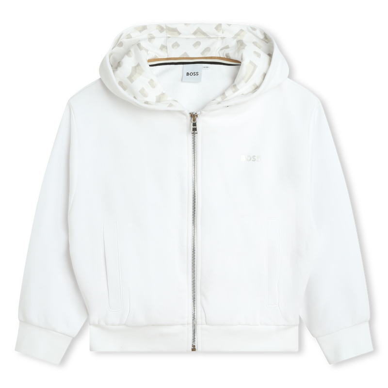 Cardigan molletonné à capuche BOSS 
                    FILLE