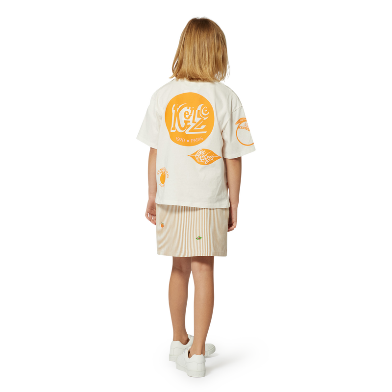 T-shirt &agrave; manches courtes KENZO KIDS 
                        FILLE