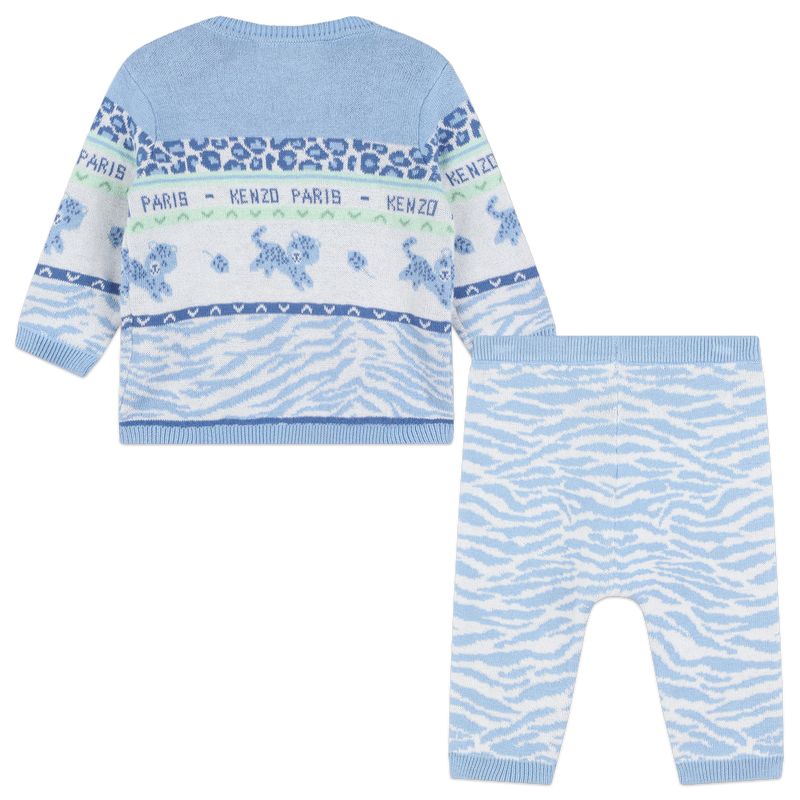 Pull et pantalon en tricot KENZO KIDS 
                    GARCON