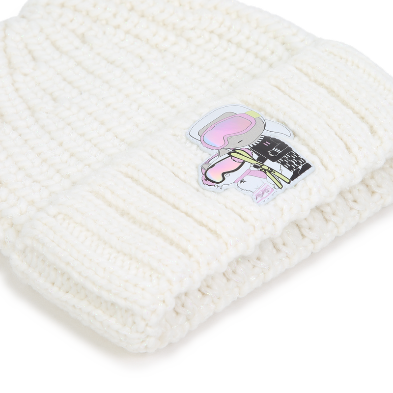 Bonnet en tricot KARL LAGERFELD KIDS 
                        FILLE