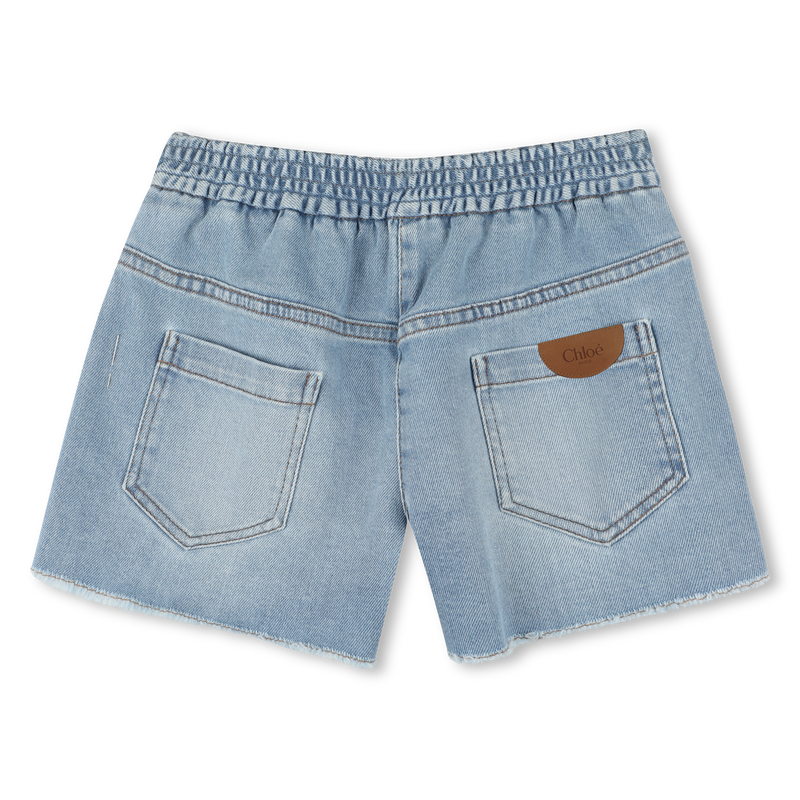 Short en jean à lacets CHLOE 
                    FILLE