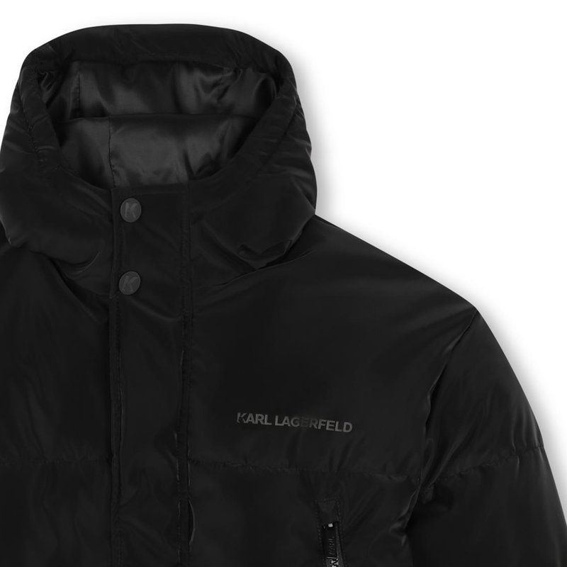 Doudoune déperlante à capuche KARL LAGERFELD KIDS 
                    GARCON