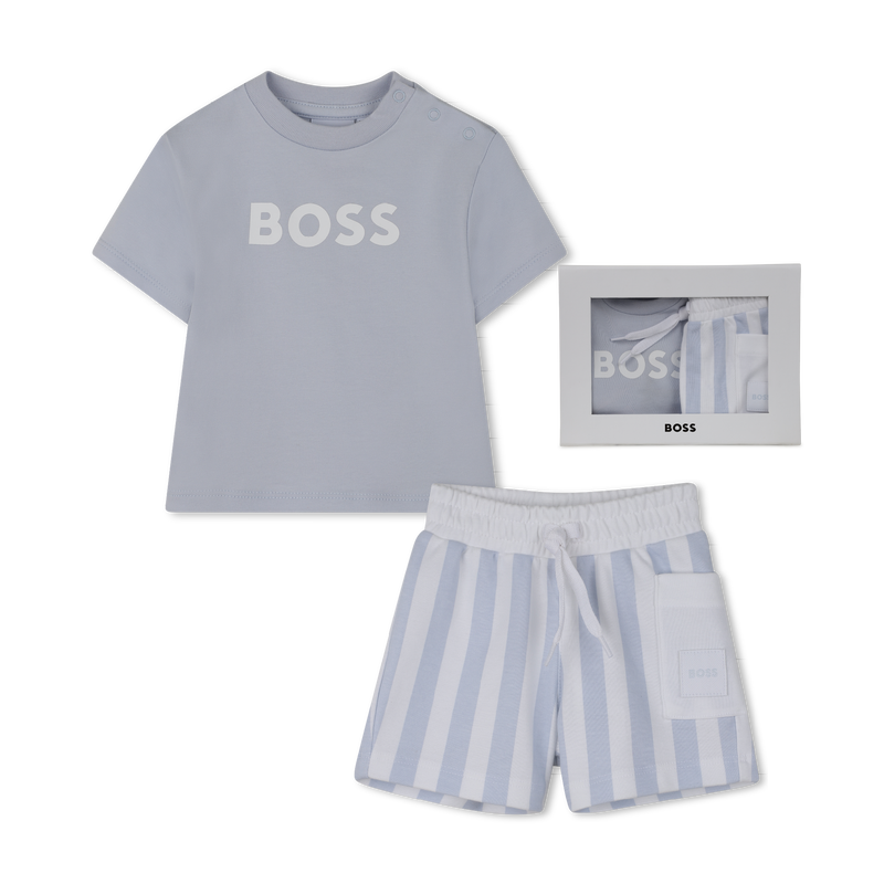 ENSEMBLE T-SHIRT + SHORT BOSS 
                        GARCON
