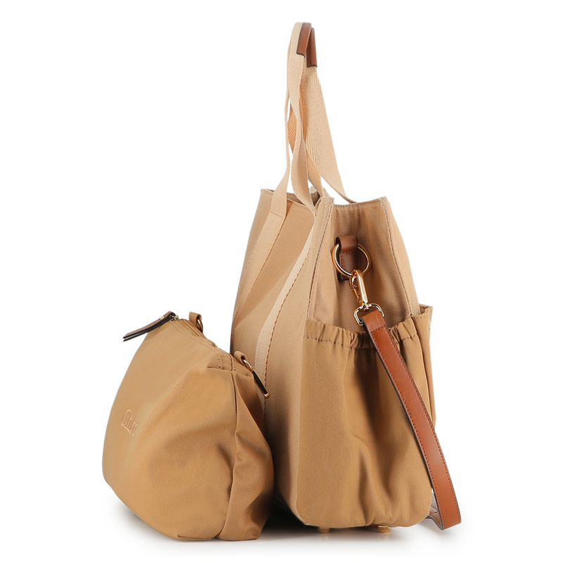 Sac à langer bi-matière CHLOE 
                        FILLE