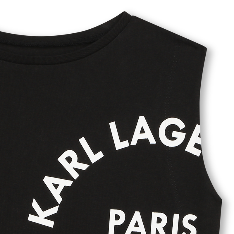 T-shirt sans manche imprimé KARL LAGERFELD KIDS 
                    FILLE