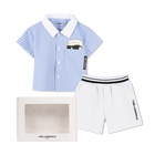 Ensemble chemise et short KARL LAGERFELD KIDS 
                    GARCON