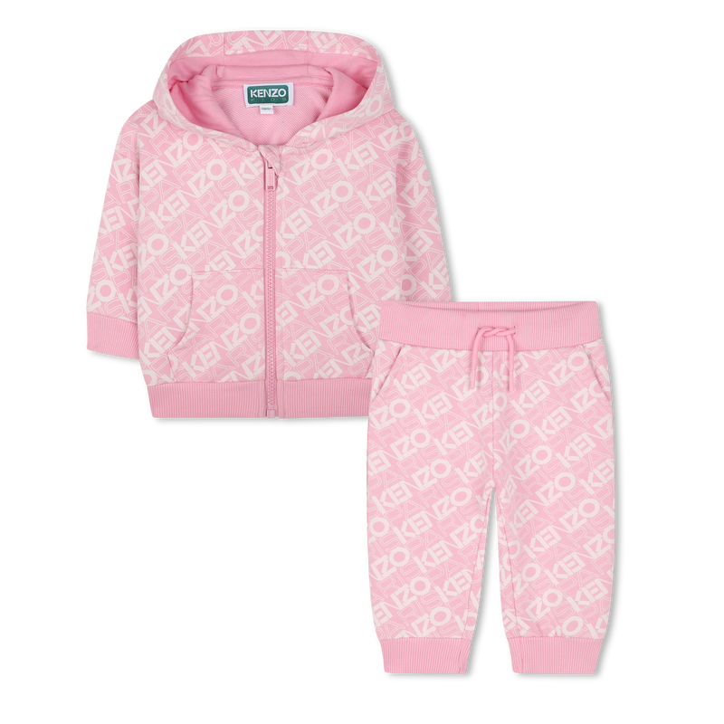 Cardigan et pantalon molleton KENZO KIDS 
                    FILLE