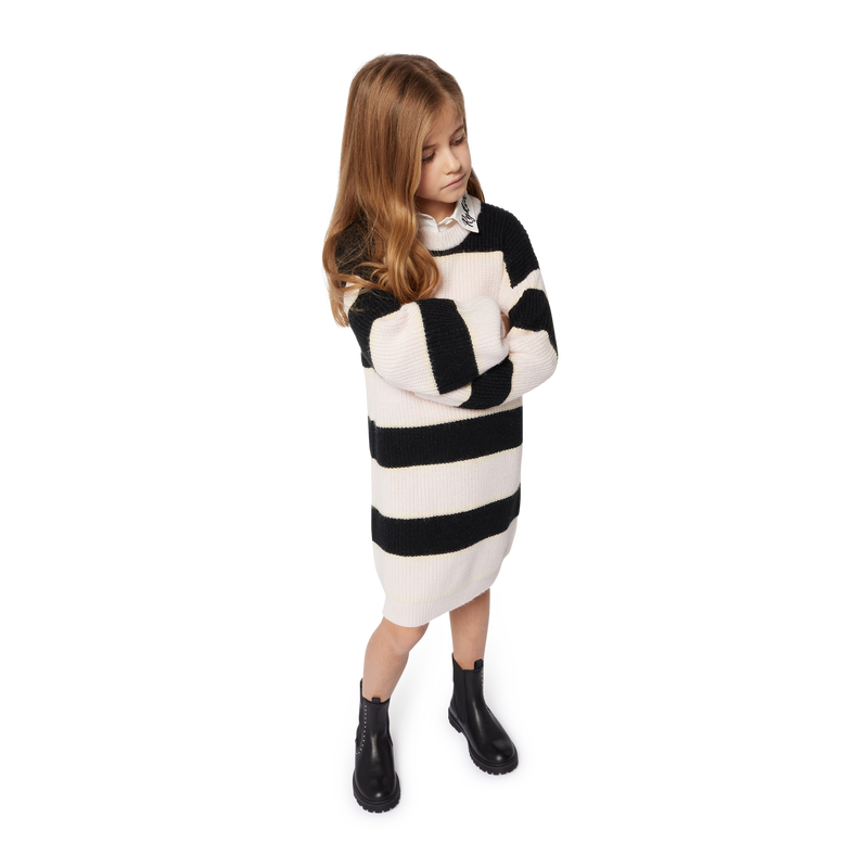 Robe à rayures bicolores SONIA RYKIEL 
                    FILLE