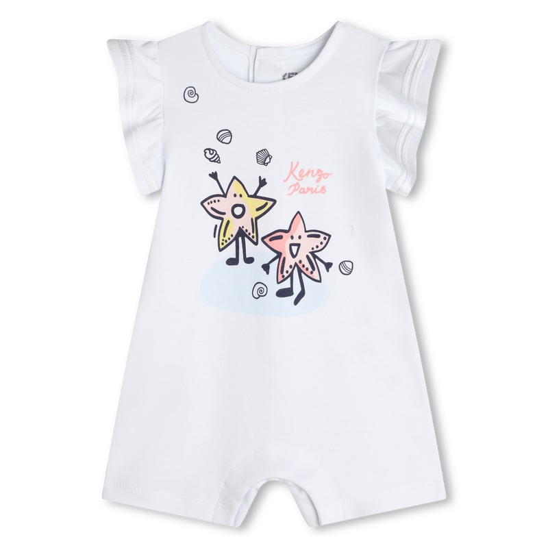 Combinaison-short avec imprimé KENZO KIDS 
                    FILLE