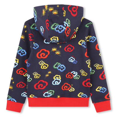 Sweat-shirt à capuche imprimé KENZO KIDS UNISEXE