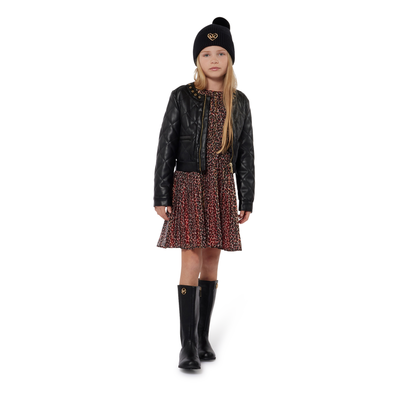 Veste matelassée avec oeillets MICHAEL KORS 
                    FILLE