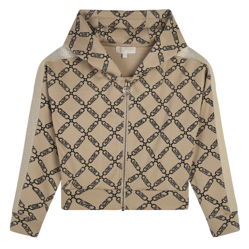 Cardigan à capuche zippé MICHAEL KORS 
                    FILLE