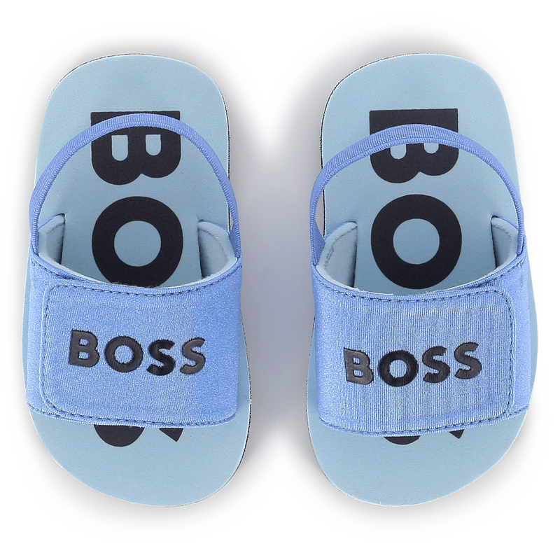 Claquettes avec fermeture par bandes auto aggripan BOSS 
                        GARCON