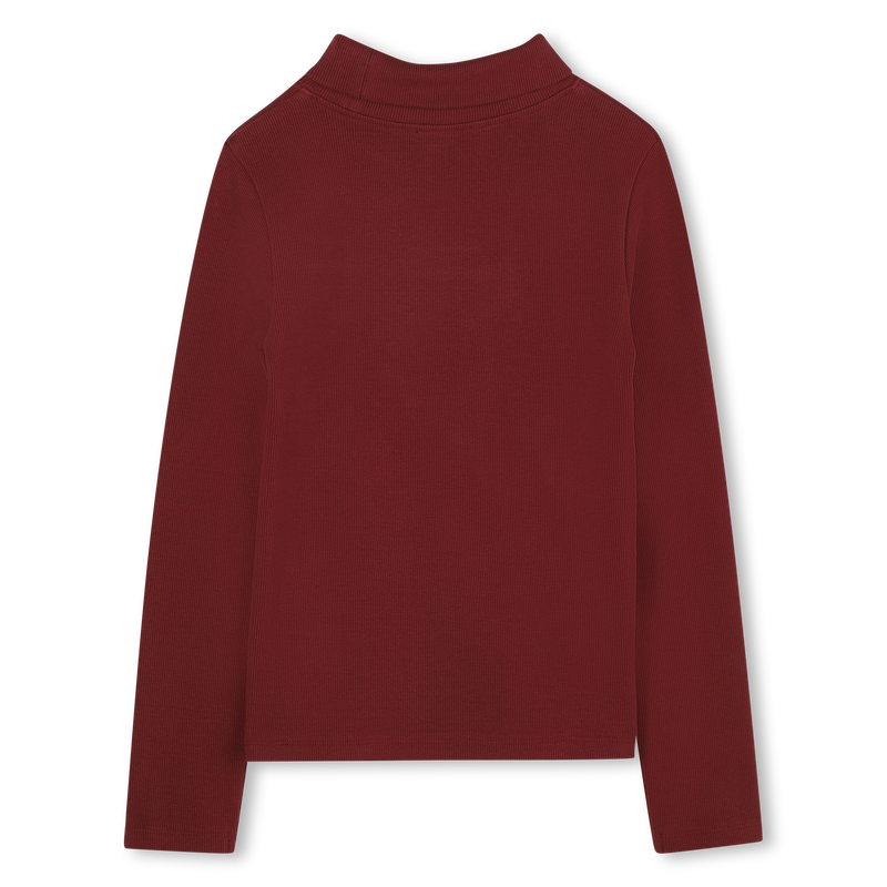 T-shirt manches longue col montant MICHAEL KORS 
                    FILLE