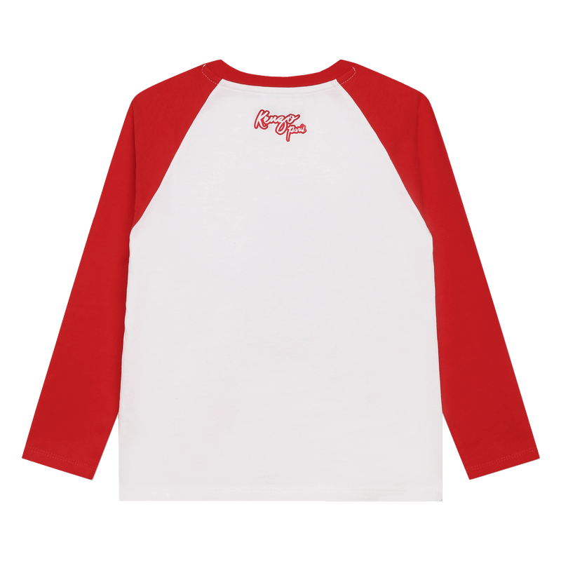 T-shirt en coton avec imprimé KENZO KIDS 
                    GARCON