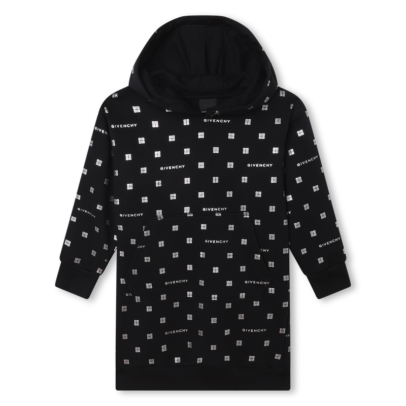 Robe droite molleton à capuche GIVENCHY 
                    FILLE