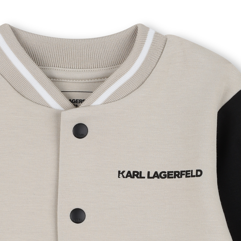 Ensemble cardigan et pantalon en double jersey KARL LAGERFELD KIDS 
                    GARCON