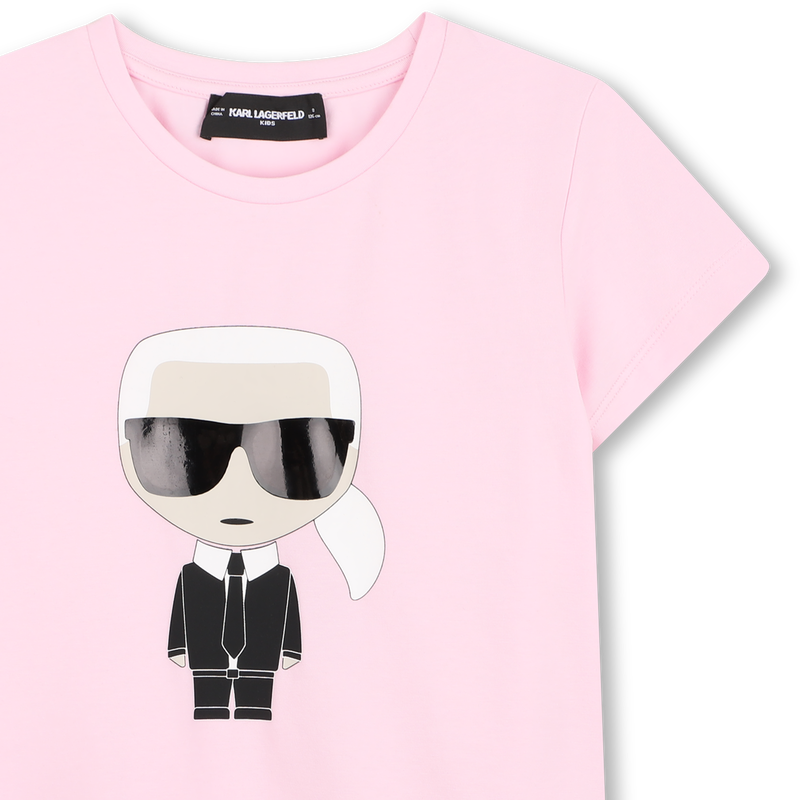 T-SHIRT ILLUSTRATION CHOUPETTE KARL LAGERFELD KIDS 
                        FILLE