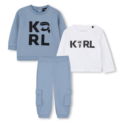 Ensemble sweat, pantalon et t-shirt KARL LAGERFELD KIDS GARCON