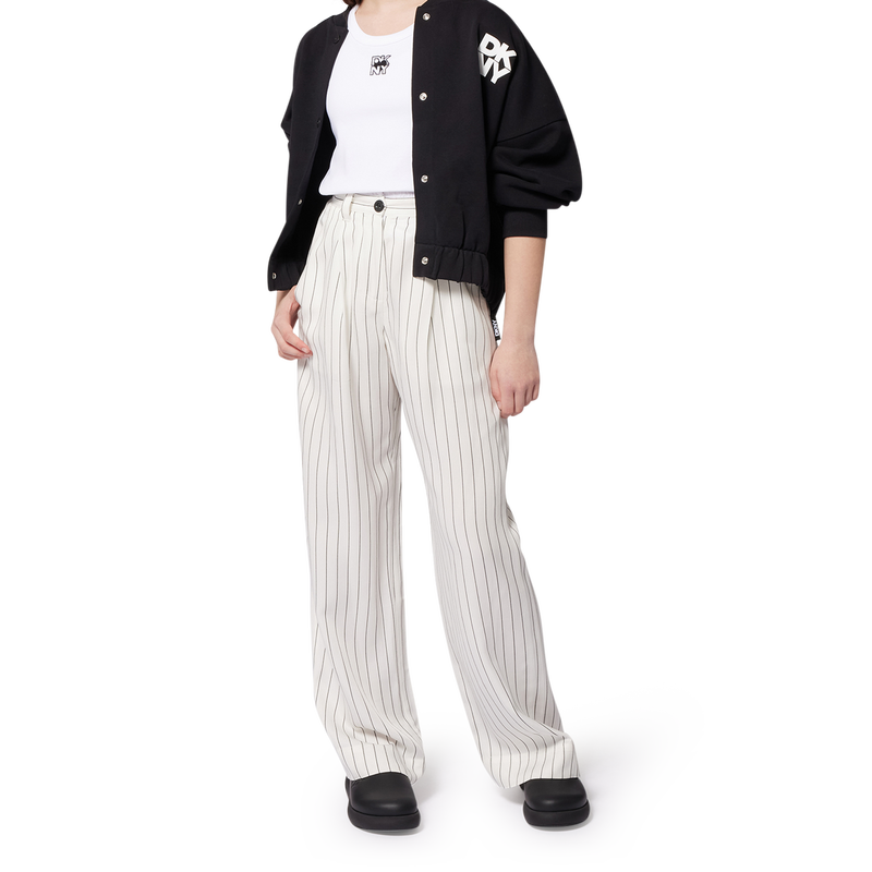 Pantalon ray&eacute; large DKNY 
                        FILLE