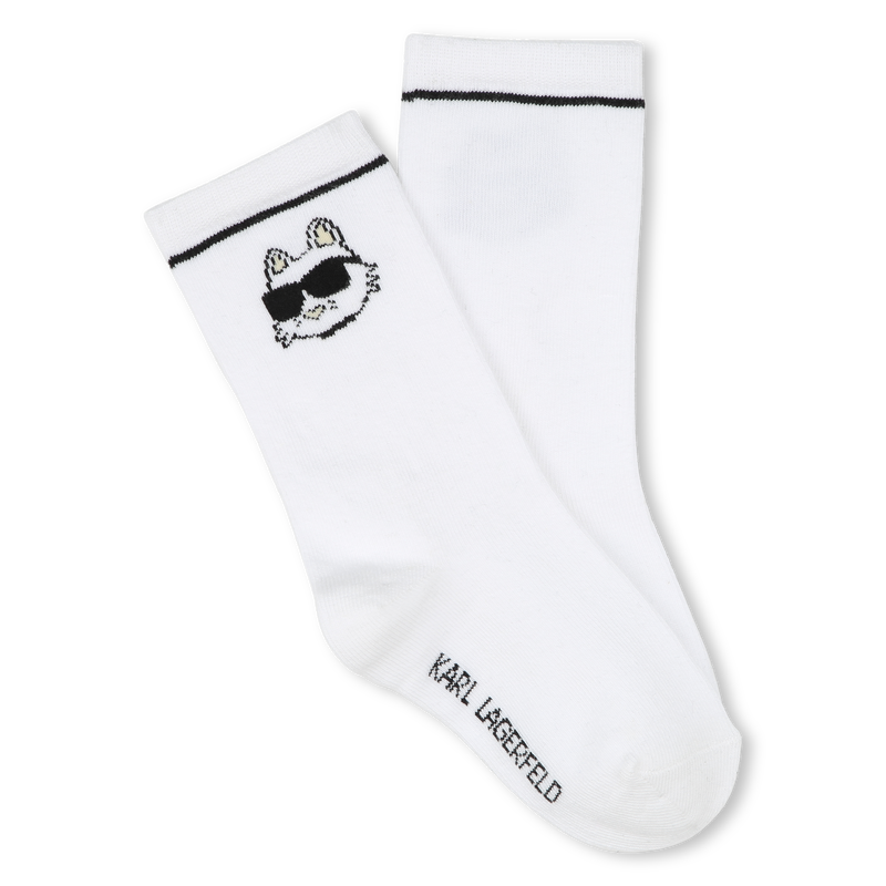 Lot de 2 paires de chaussettes KARL LAGERFELD KIDS 
                    UNISEXE