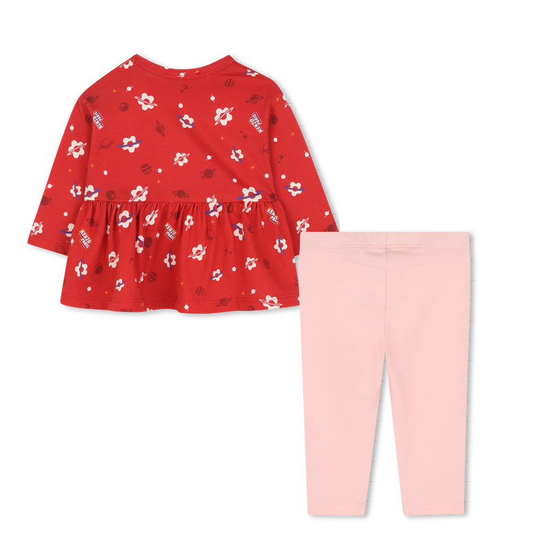 Ensemble tee-shirt et legging KENZO KIDS 
                    FILLE