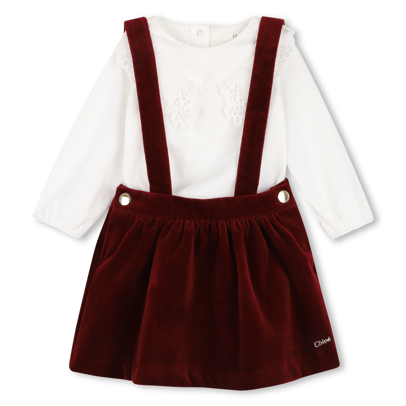Ensemble robe et tee-shirt CHLOE 
                        FILLE