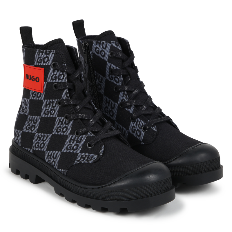 Bottines à lacets et fermeture  zipée Hugo 
                    GARCON