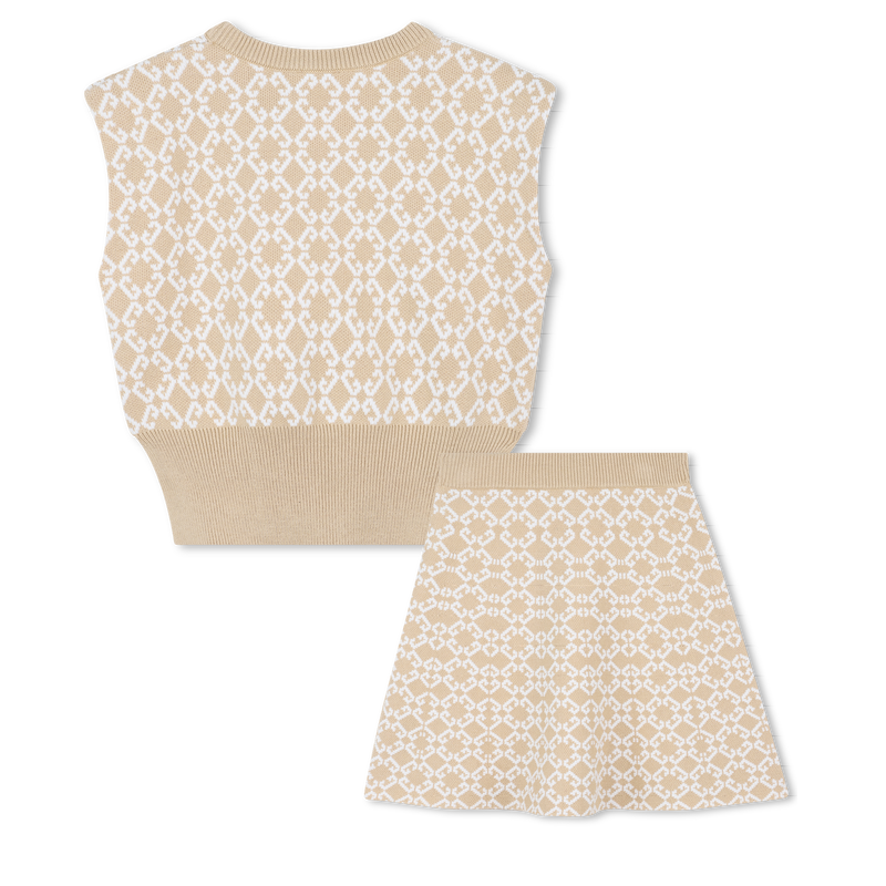 Ensemble pull et jupe patineuse GIVENCHY 
                    FILLE