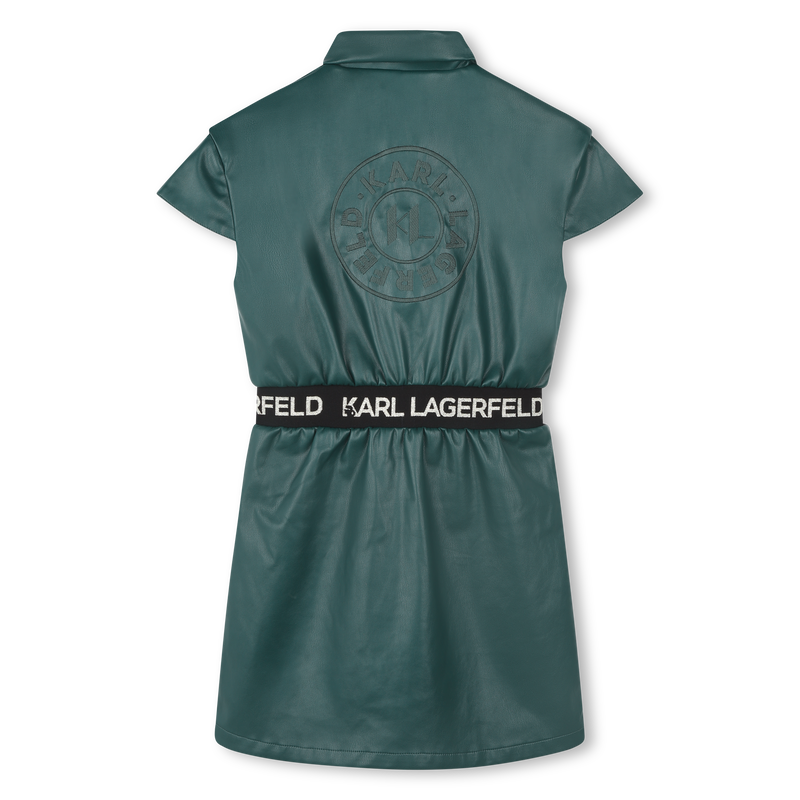 Robe chemise zippée KARL LAGERFELD KIDS 
                    FILLE