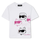 T-shirt &agrave; manches courtes KARL LAGERFELD KIDS 
                    FILLE