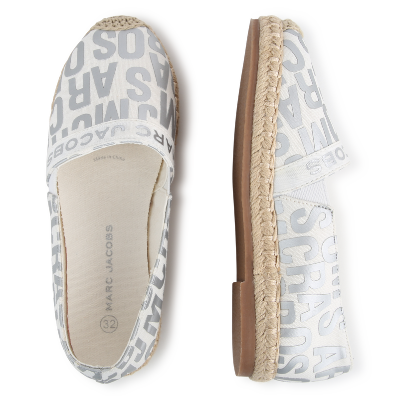 Espadrilles imprimé monogramme THE MARC JACOBS 
                    FILLE
