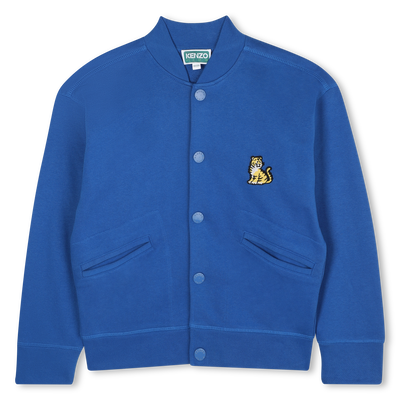 Cardigan avec fermeture boutonn&eacute;e KENZO KIDS GARCON