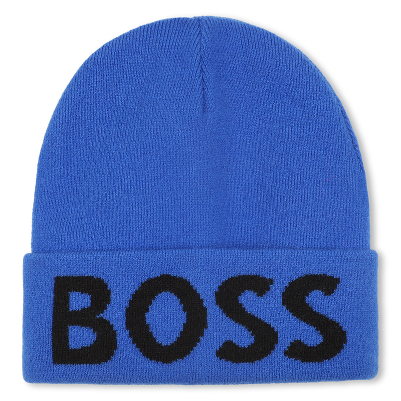 Bonnet tricot avec revers BOSS 
                    GARCON