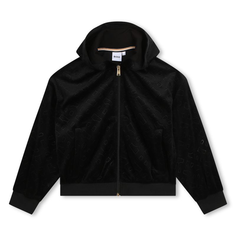 Cardigan à capuche BOSS 
                    FILLE