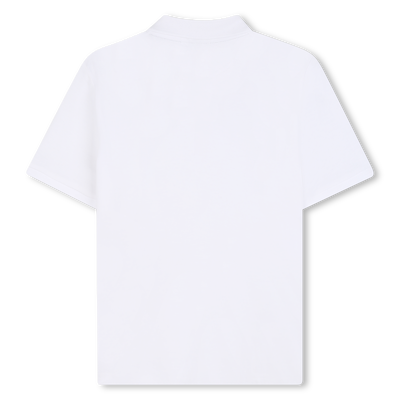 Polo droit &agrave; bande ray&eacute;e BOSS GARCON