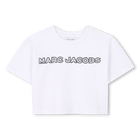 T-shirt court avec strass MARC JACOBS 
                    FILLE