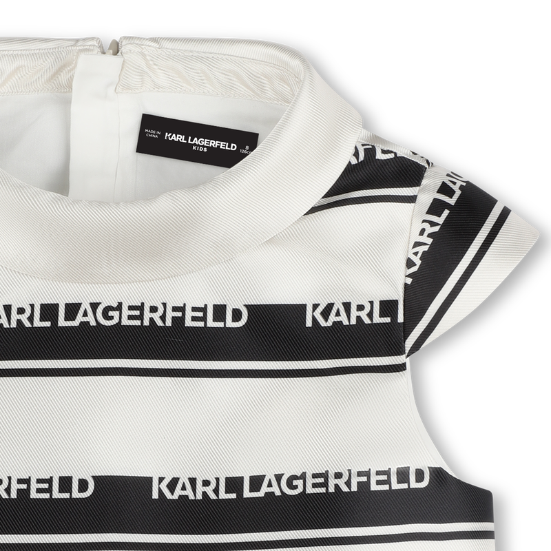 Blouse à rayures siglées KARL LAGERFELD KIDS 
                    FILLE