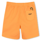 Bermuda en coton avec badge KENZO KIDS 
                    GARCON