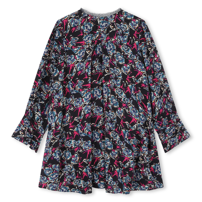 Robe imprimée plastron plissé ZADIG & VOLTAIRE 
                    FILLE