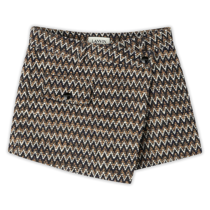 Jupe short portefeuille LANVIN 
                    FILLE