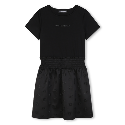 Robe manches courtes KARL LAGERFELD KIDS FILLE